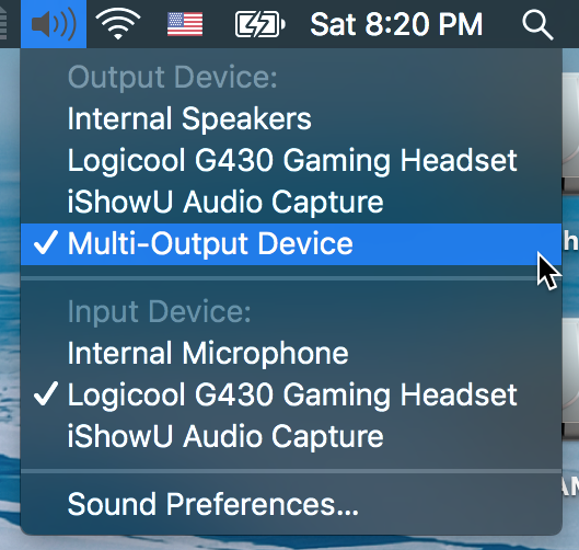 ishowu studio not capturing sound